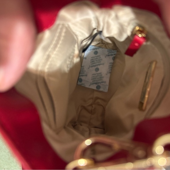 INC International Concepts its a mini red bag super cute it has a crossbody stra - Picture 3 of 6